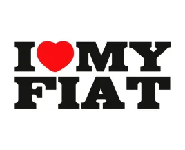 naklejka-i-love-my-fiat