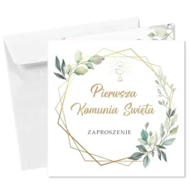 zaproszenia-komunia-mietowa-geometria-15x15-cm-8-szt
