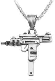 naszyjnik-srebrny-pistolet-karabin-maszynowy-uzi-hip-hop-lancuszek-wisiorek