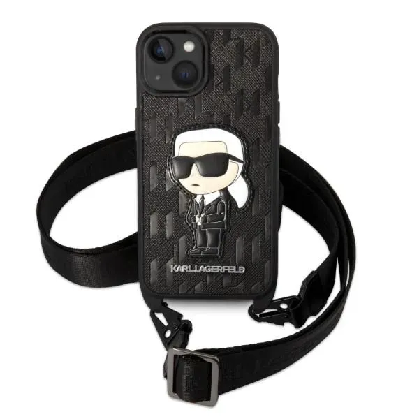 etui-karl-lagerfeld-monogram-ikonik-patch-na-iphone-14-plus-czarne-stan-nowy