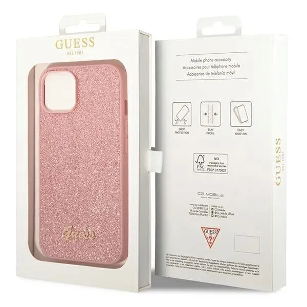 etui-guess-glitter-script-na-iphone-14-plus-rozowe-stan-nowy-waga-z-opakowaniem-0-3-kg