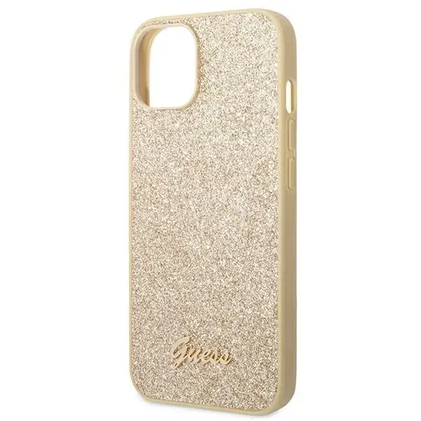 etui-guess-glitter-script-na-iphone-14-plus-zlote-stan-nowy