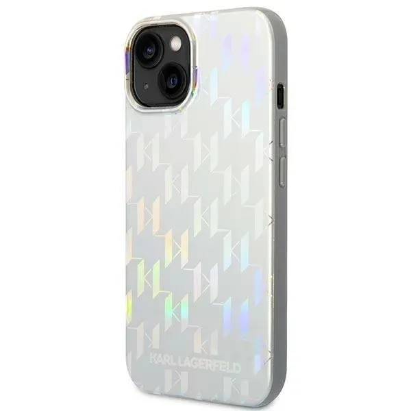 etui-karl-lagerfeld-monogram-iridescent-na-iphone-14-plus-srebrne-stan-nowy