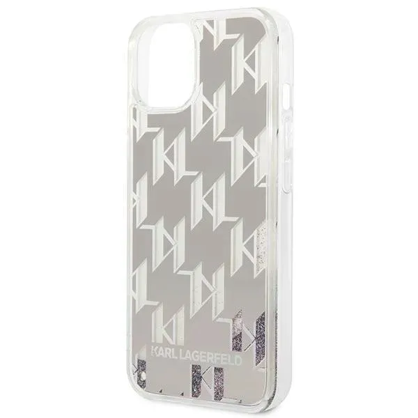 etui-karl-lagerfeld-liquid-glitter-monogram-na-iphone-14-plus-srebrne-stan-nowy