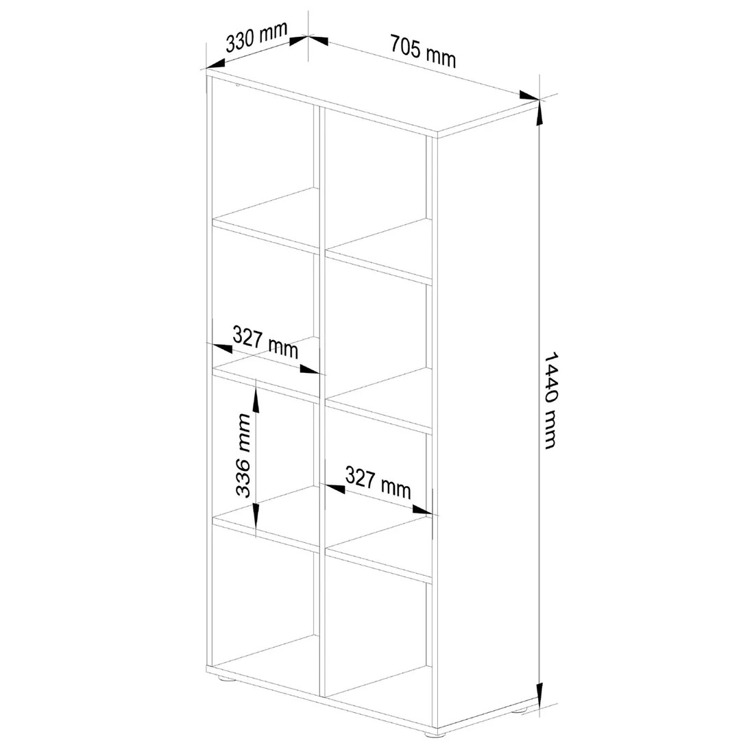 regal-quad-8-polek-bialy
