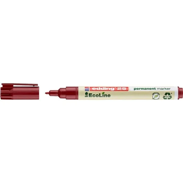 marker-permanentny-e-25-edding-ecoline-1mm-czerwony