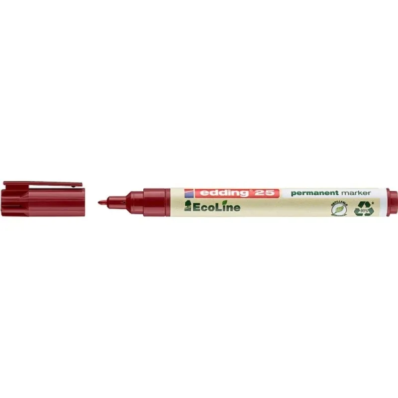 marker-permanentny-e-25-edding-ecoline-1mm-czerwony