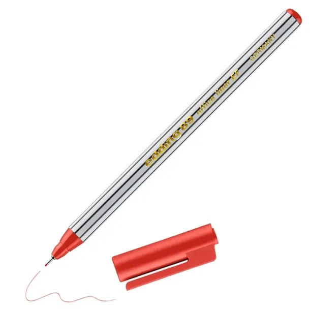 cienkopis-e-89-ef-edding-03mm-czerwony-stan-nowy