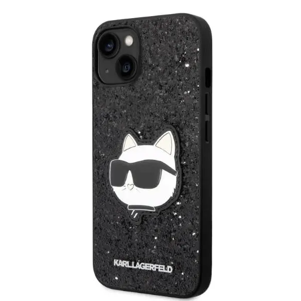 etui-karl-lagerfeld-glitter-choupette-patch-na-iphone-14-plus-czarne-stan-nowy