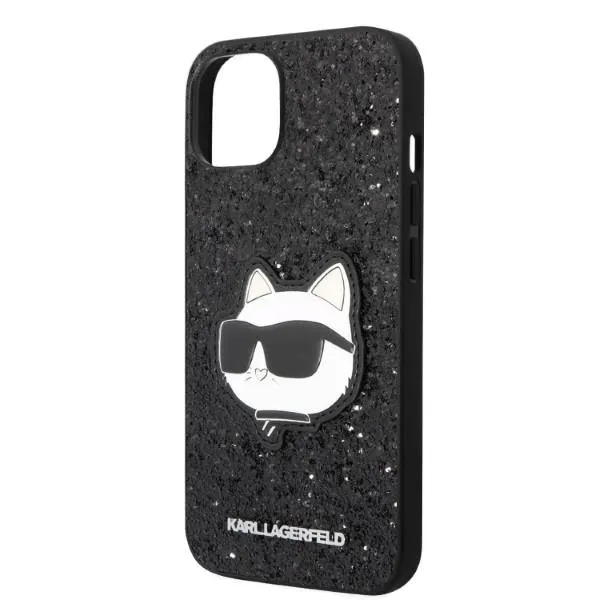 etui-karl-lagerfeld-glitter-choupette-patch-na-iphone-14-plus-czarne-stan-nowy