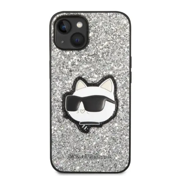 etui-karl-lagerfeld-glitter-choupette-patch-na-iphone-14-srebrne