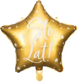 balon-foliowy-sto-lat-zloty-na-urodziny-40-cm