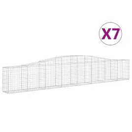 kosze-gabionowe-7-szt-400x30x60-80-cm-galwanizowane-zelazo