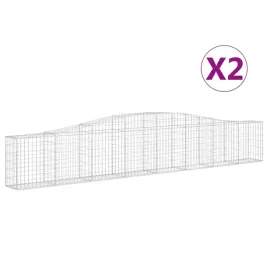 kosze-gabionowe-2-szt-400x30x60-80-cm-galwanizowane-zelazo