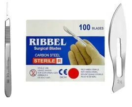 ostrze-skalpel-chirurgiczny-ribbel-nr-24-trzonek