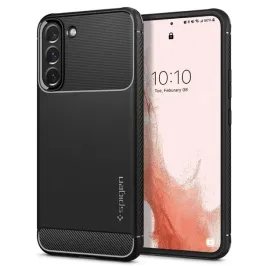 spigen-rugged-armor-galaxy-s22-matte-black