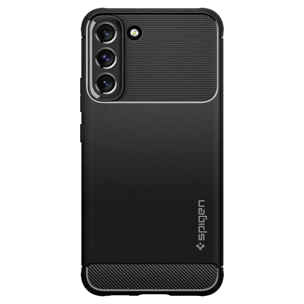 spigen-rugged-armor-galaxy-s22-matte-black