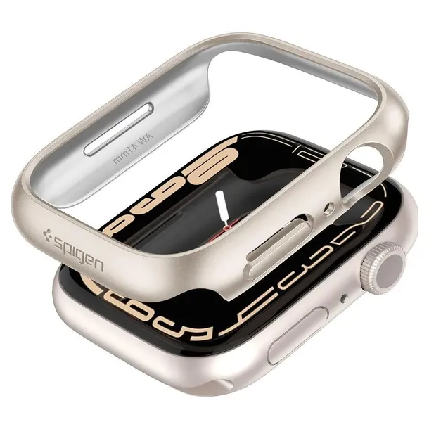 spigen-thin-fit-apple-watch-7-41mm-starlight-stan-nowy