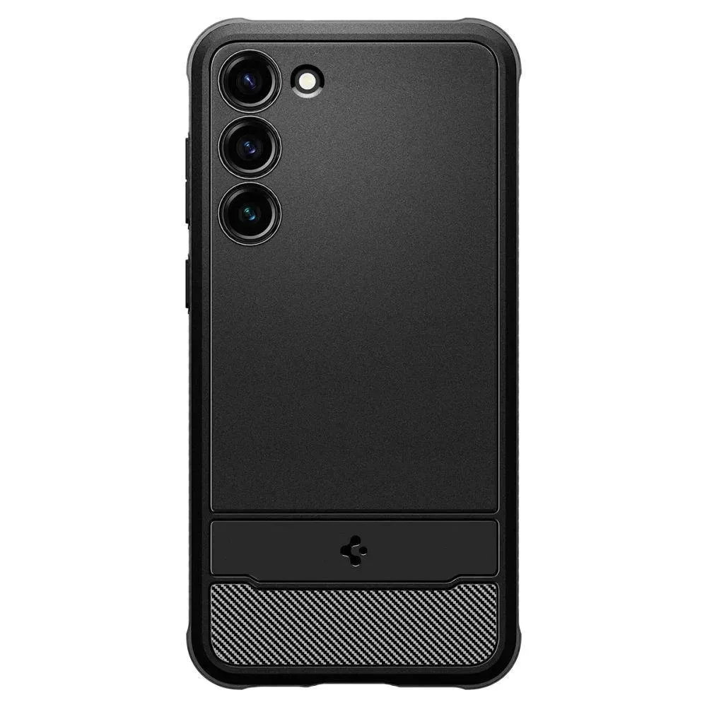 spigen-rugged-armor-galaxy-s23-matte-black