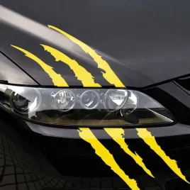 naklejka-the-beast-zadrapanie-slady-pazury-ciecie-yellow-scratch-w-lewa-str