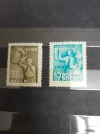 filatelistyka-polska-1951r-miedzynarodowy-dzien-dziecka
