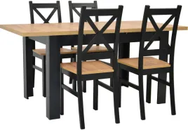 4-skandynawskie-krzesla-krzyzak-i-stol-rozkladany-80x120-160-craft