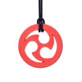gryzak-terapeutyczny-wisiorek-ninja-star-czerwony