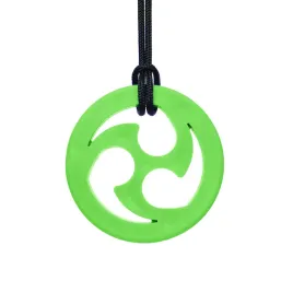 gryzak-terapeutyczny-wisiorek-ninja-star-zielony-xt