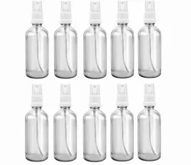 butelka-szklana-100ml-bezbarwna-z-atomizerem-bialym-x10