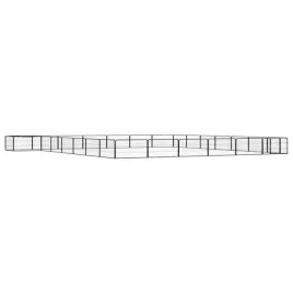 kojec-dla-psa-28-panele-czarny-100x50-cm-stal