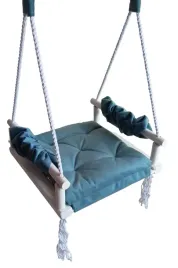 hustawka-siedzisko-tapicerowana-turkus-dzieci-biala-dom-ogrod-pokoj-prezent