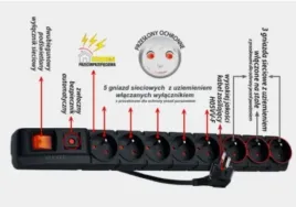 listwa-zasilajaca-5m-czarna-acar-s8-dual-przedluzacz