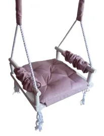 hustawka-siedzisko-tapicerowana-rozowy-dzieci-biala-dom-ogrod-pokoj-prezent