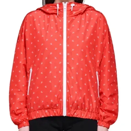wiatrowka-kurtka-calvin-klein-red-monogram-stan-nowy