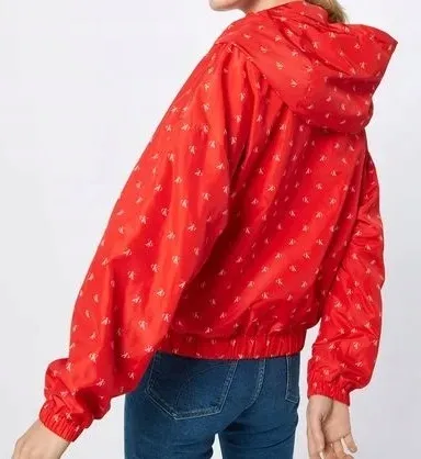 wiatrowka-kurtka-calvin-klein-red-monogram-stan-nowy
