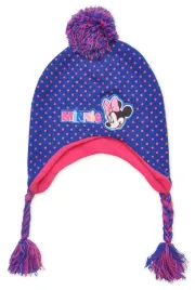 myszka-minnie-czapka-dziecieca-z-pomponem-r-52