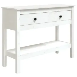 stolik-konsolowy-bialy-100x35x75-cm-lite-drewno-sosnowe