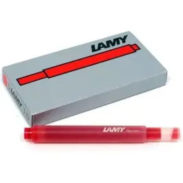 naboje-atramentow-t10-czerwone-op-5szt-lamy