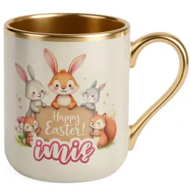 kubek-premium-zloty-ecru-personalizowany-wielkanoc-prezent-happy-easter