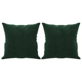 poduszki-ozdobne-2-szt-ciemnozielony-40x40-cm-aksamit