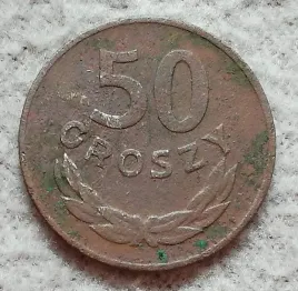 stara-moneta-kolekcjonerska-50-groszy-1949-miedzionikiel-polska
