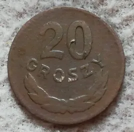 stara-moneta-kolekcjonerska-20-groszy-1949-polska