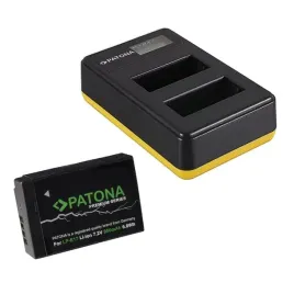 ladowarka-patona-dual-lcd-lp-e17-podwojna-akumulator-lp-e17-patona