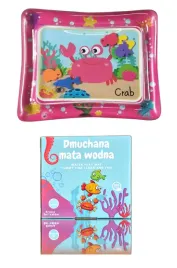 dmuchana-mata-wodna-dla-niemowlat-rozowa-sensoryczna-3-m