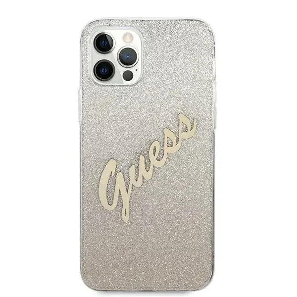 guess-iphone-12-pro-max-67-zloty-gold-hardcase-glitter-gradient-script-stan-nowy