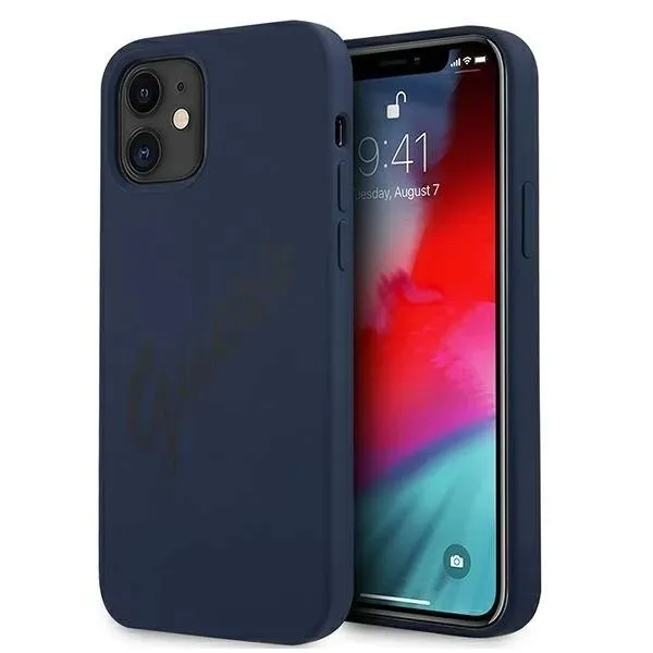 guess-guhcp12slsvsbl-iphone-12-mini-54-niebieski-blue-hardcase-script
