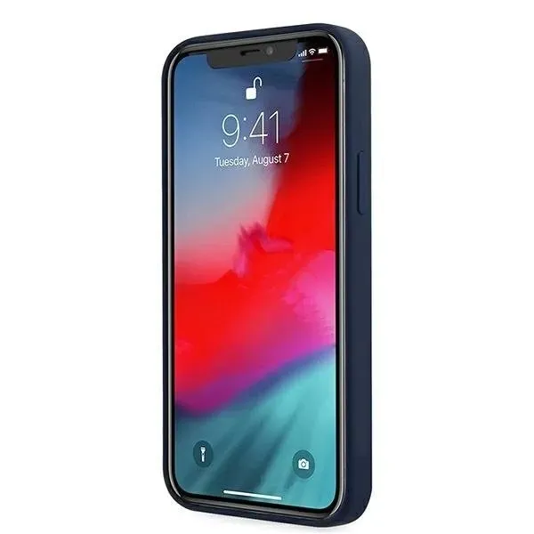 guess-guhcp12slsvsbl-iphone-12-mini-54-niebieski-blue-hardcase-script-stan-nowy