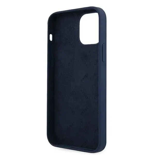 guess-guhcp12slsvsbl-iphone-12-mini-54-niebieski-blue-hardcase-script