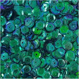 cekiny-lamane-okragle-opalizujace-9mm-15g-loveart-ciemne-zielone