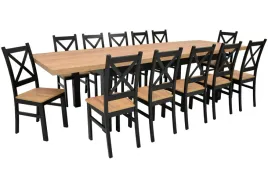 zestaw-do-salonu-stol-100x200-300-cm-i-12-krzesel-z-drewna-krzyzak
